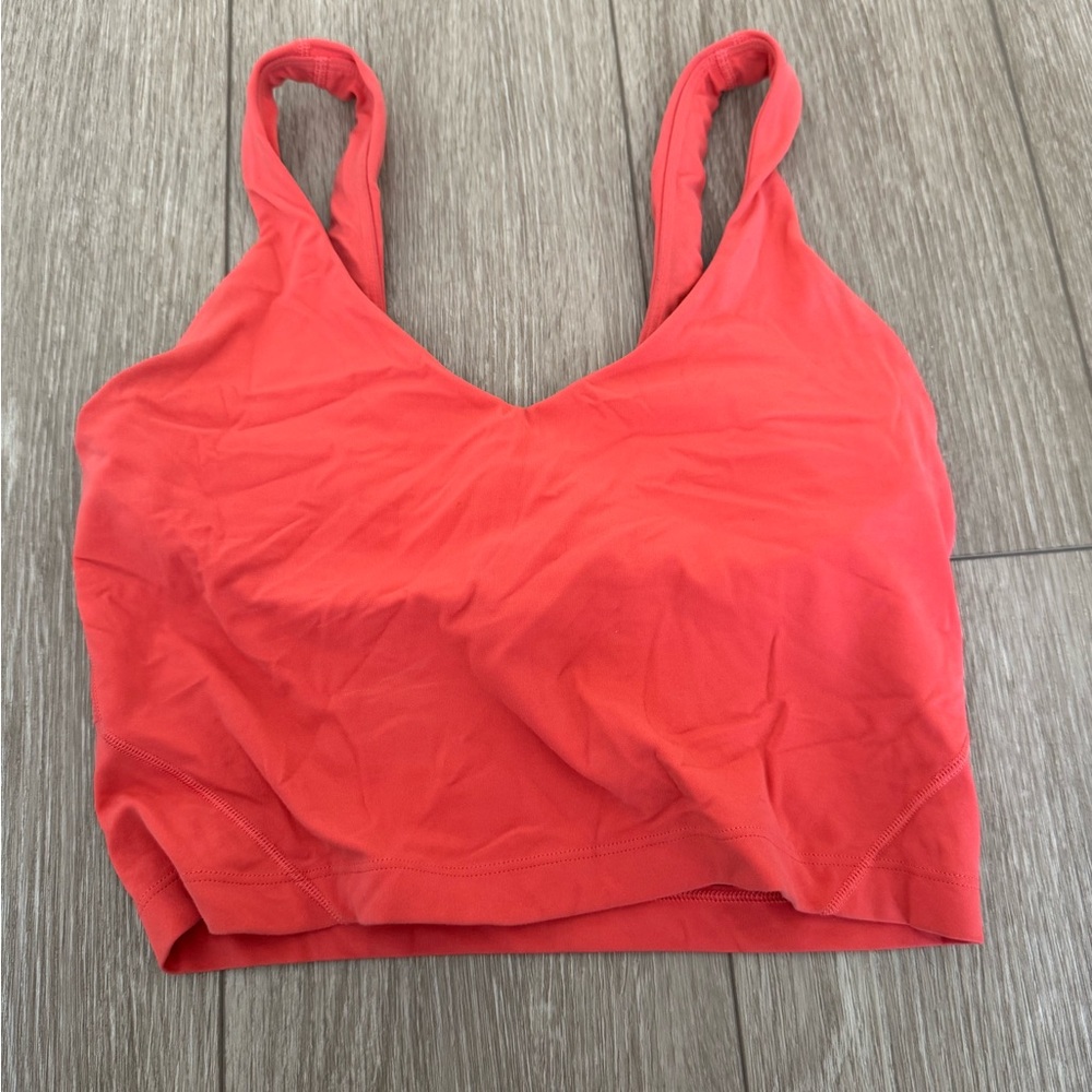 lululemon Align Coral Tank Top